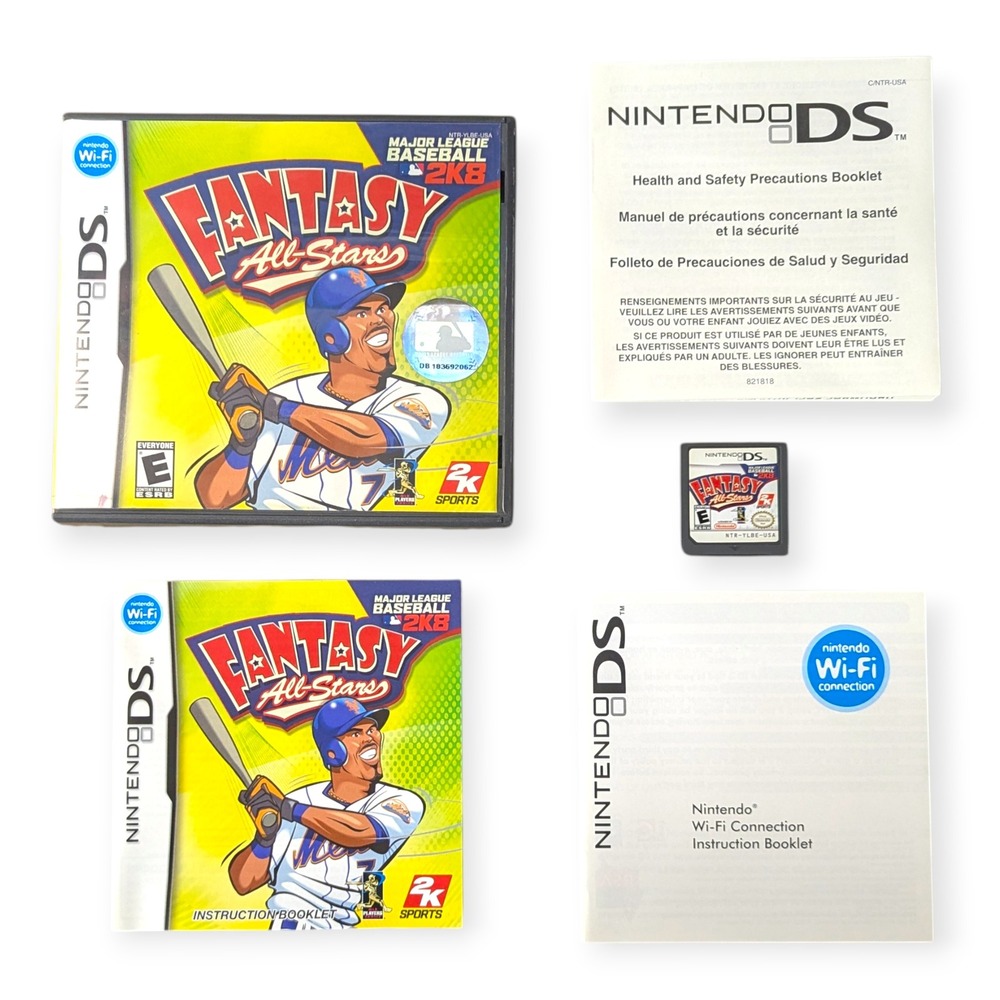 MLB 2K8 Fantasy All-Stars Nintendo DS CIB Major League Baseball 2K8  CIB